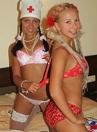 Zarina And Karolina Tried To Be Good Housemaids. What Happened Next? They Started An Exciting Game And Then They Could Not Stop. Zarina Liked Karolina